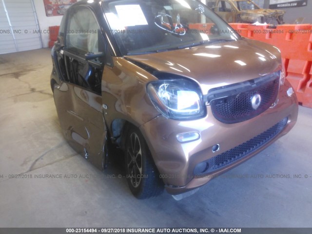 WMEFJ5DAXGK054817 - 2016 SMART FORTWO RED photo 6