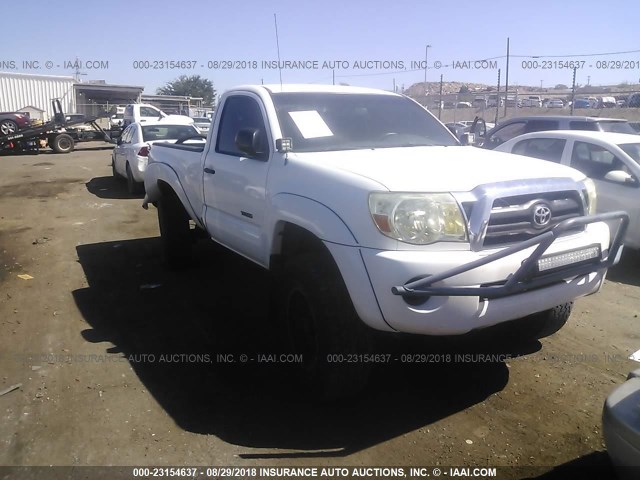 5TENX62N27Z336367 - 2007 TOYOTA TACOMA PRERUNNER WHITE photo 1