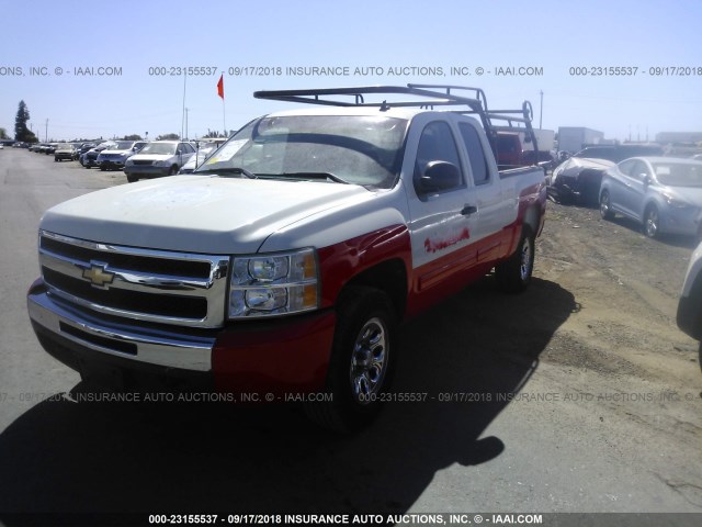 1GCSCREA6AZ227485 - 2010 CHEVROLET SILVERADO C1500  LS WHITE photo 2