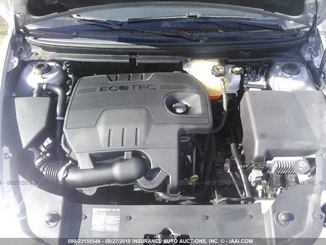 1G1ZC5E19BF384124 - 2011 CHEVROLET MALIBU 1LT SILVER photo 10