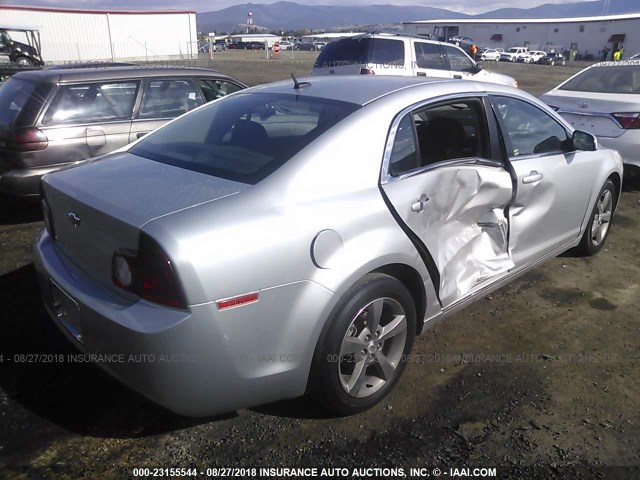 1G1ZC5E19BF384124 - 2011 CHEVROLET MALIBU 1LT SILVER photo 4