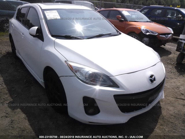 JM1BL1M50C1512920 - 2012 MAZDA 3 S WHITE photo 6