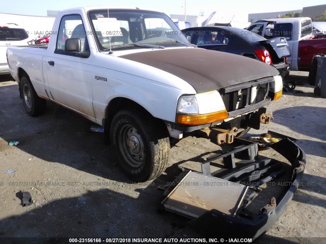 1FTYR10C8YPB42706 - 2000 FORD RANGER WHITE photo 1