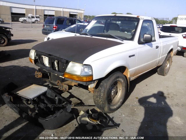 1FTYR10C8YPB42706 - 2000 FORD RANGER WHITE photo 2