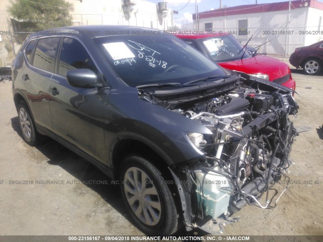 KNMAT2MV8GP692510 - 2016 NISSAN ROGUE S/SL/SV GRAY photo 1