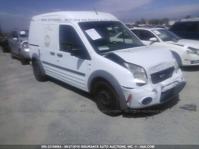 NM0LS7DNXAT029265 - 2010 FORD TRANSIT CONNECT XLT WHITE photo 1