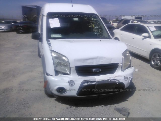 NM0LS7DNXAT029265 - 2010 FORD TRANSIT CONNECT XLT WHITE photo 6