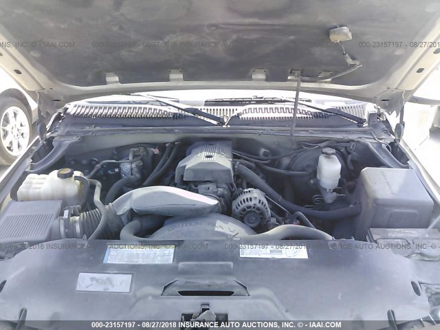 2GCEC19T1Y1309413 - 2000 CHEVROLET SILVERADO C1500 GRAY photo 10