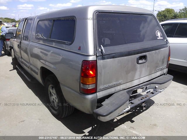 2GCEC19T1Y1309413 - 2000 CHEVROLET SILVERADO C1500 GRAY photo 3