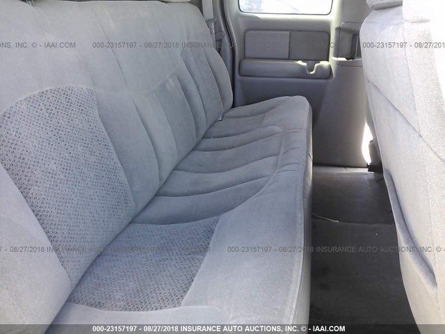 2GCEC19T1Y1309413 - 2000 CHEVROLET SILVERADO C1500 GRAY photo 8