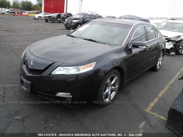 19UUA9F27AA800724 - 2010 ACURA TL BLACK photo 2