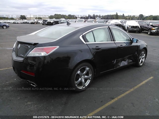 19UUA9F27AA800724 - 2010 ACURA TL BLACK photo 4