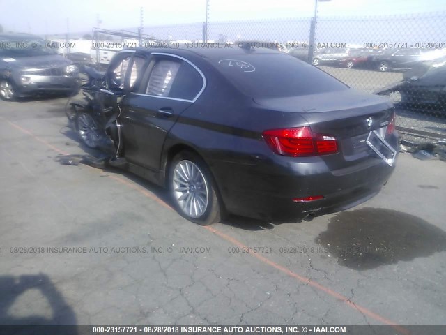 WBAFR7C55DC822357 - 2013 BMW 535 I GRAY photo 3