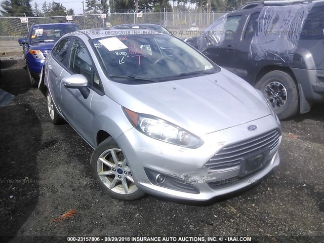 3FADP4BJ5EM218259 - 2014 FORD FIESTA SE SILVER photo 1