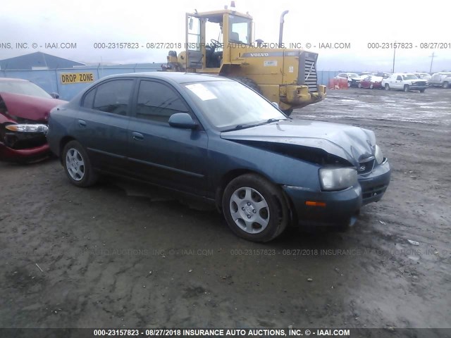 KMHDN45D93U524715 - 2003 HYUNDAI ELANTRA GLS/GT BLUE photo 1