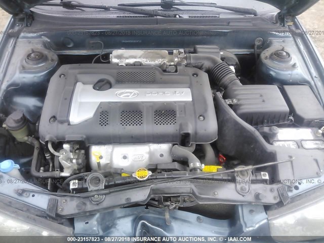 KMHDN45D93U524715 - 2003 HYUNDAI ELANTRA GLS/GT BLUE photo 10