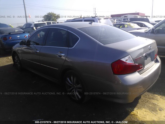 JNKAY01F68M655055 - 2008 INFINITI M35 SPORT SILVER photo 3