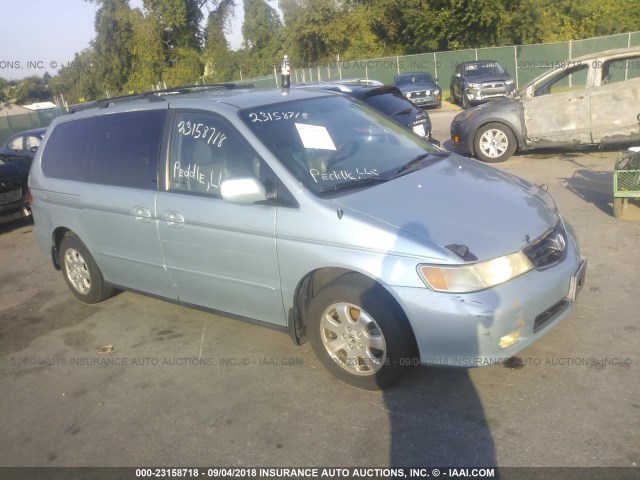 5FNRL18943B123894 - 2003 HONDA ODYSSEY EXL BLUE photo 1