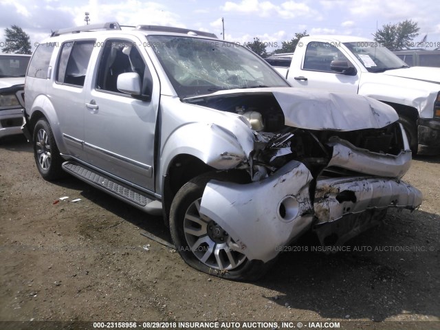 5N1AR1NNXAC618782 - 2010 NISSAN PATHFINDER S/LE/SE SILVER photo 1