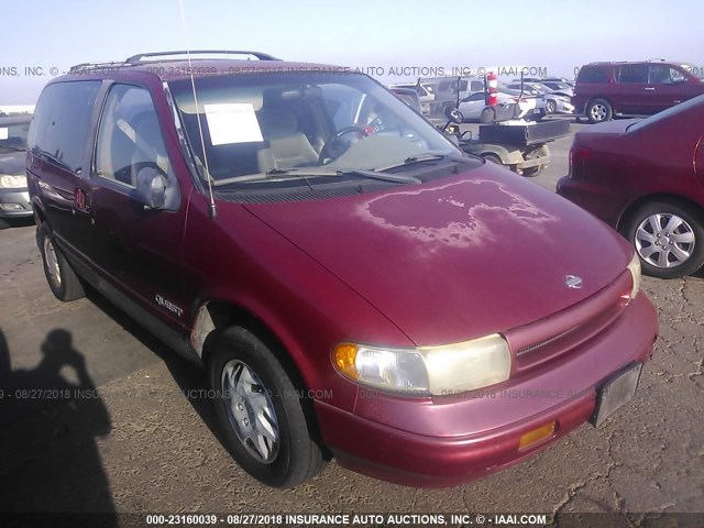4N2DN11W7RD829954 - 1994 NISSAN QUEST XE/GXE RED photo 1