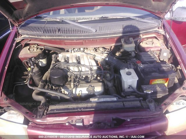 4N2DN11W7RD829954 - 1994 NISSAN QUEST XE/GXE RED photo 10