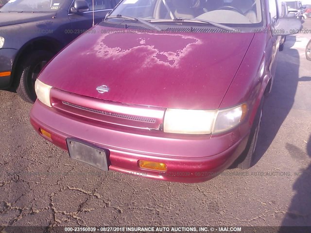 4N2DN11W7RD829954 - 1994 NISSAN QUEST XE/GXE RED photo 6