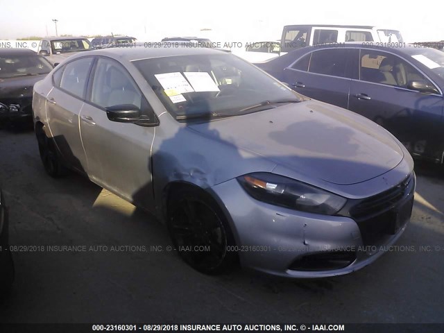 1C3CDFBB1FD159912 - 2015 DODGE DART SXT GRAY photo 1