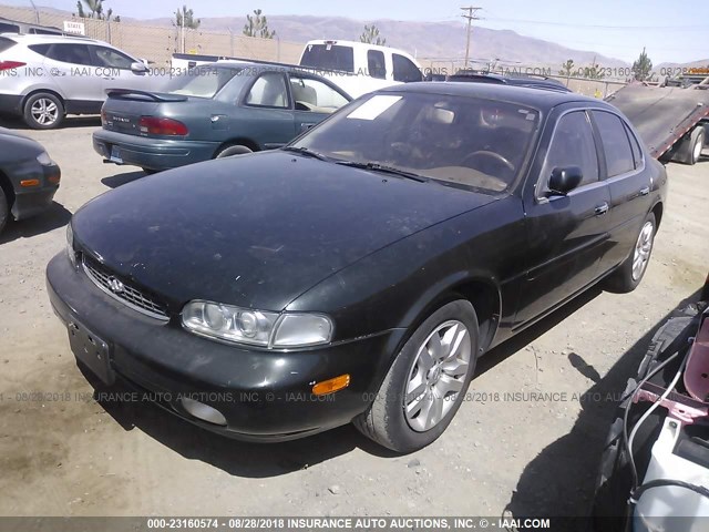 JNKAY21D0VM400987 - 1997 INFINITI J30 GREEN photo 2