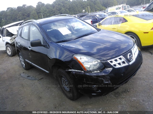 JN8AS5MT8EW615677 - 2014 NISSAN ROGUE SELECT S BLACK photo 1