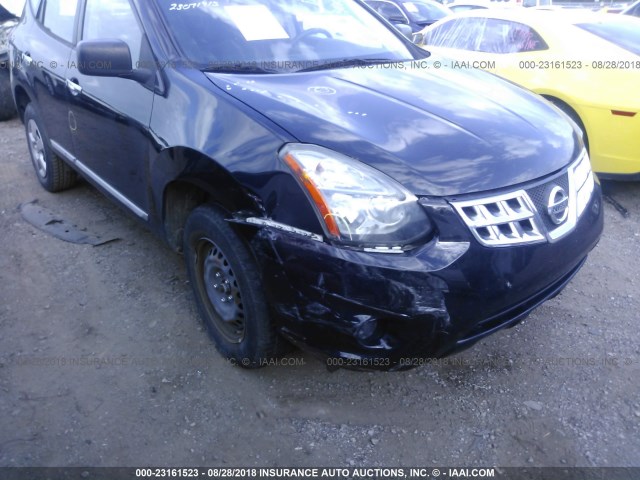 JN8AS5MT8EW615677 - 2014 NISSAN ROGUE SELECT S BLACK photo 6