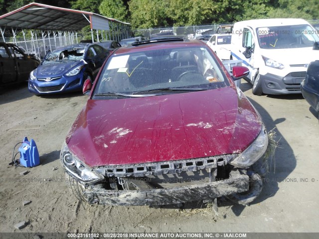 KMHD84LF7HU358455 - 2017 HYUNDAI ELANTRA SE/VALUE/LIMITED RED photo 6