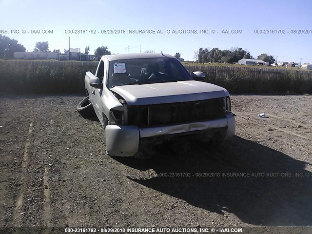 1GCEC14X68Z111234 - 2008 CHEVROLET SILVERADO C1500 GRAY photo 6