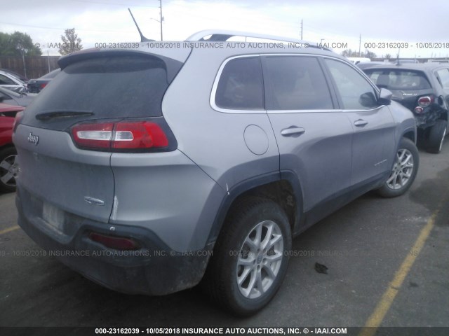 1C4PJMCB3FW787533 - 2015 JEEP CHEROKEE LATITUDE GRAY photo 4