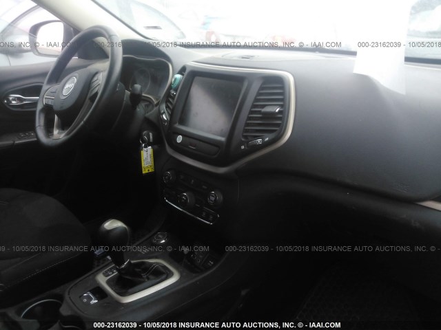 1C4PJMCB3FW787533 - 2015 JEEP CHEROKEE LATITUDE GRAY photo 5