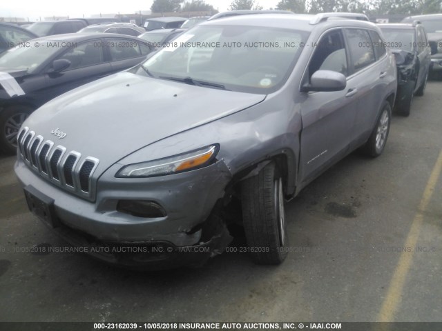 1C4PJMCB3FW787533 - 2015 JEEP CHEROKEE LATITUDE GRAY photo 6