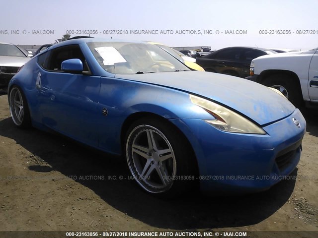 JN1AZ44E19M404022 - 2009 NISSAN 370Z BLUE photo 1