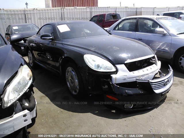 JTHFN48Y640053626 - 2004 LEXUS SC 430 BLACK photo 1