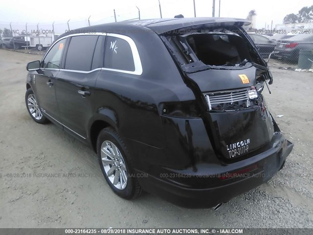 2LMHJ5NK5EBL59146 - 2014 LINCOLN MKT BLACK photo 3