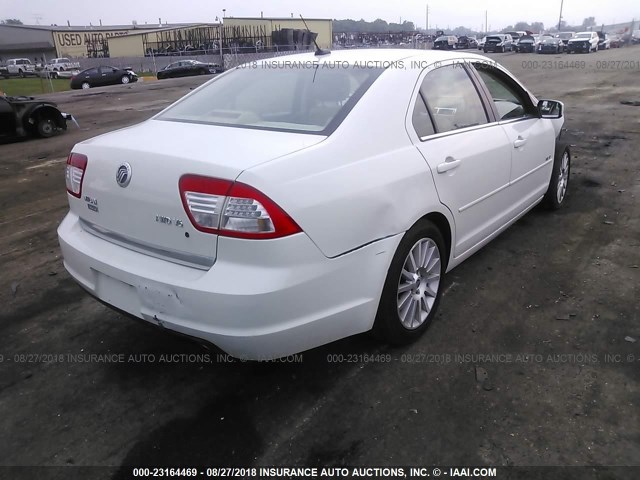 3MEHM02188R633966 - 2008 MERCURY MILAN PREMIER WHITE photo 4