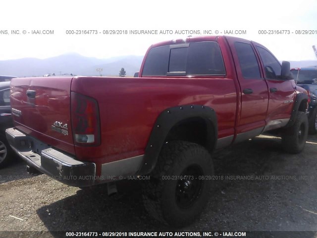 1D7KU28D43J538088 - 2003 DODGE RAM 2500 ST/SLT 红色 照片 4