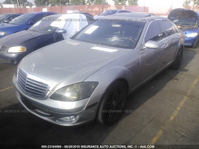 WDDNG71X37A082841 - 2007 MERCEDES-BENZ S 550 Pewter photo 2