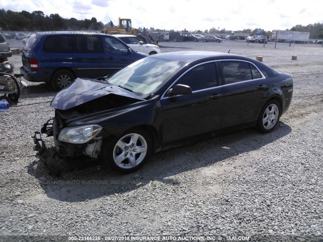 1G1ZB5E16BF377442 - 2011 CHEVROLET MALIBU LS 黑色 照片 2