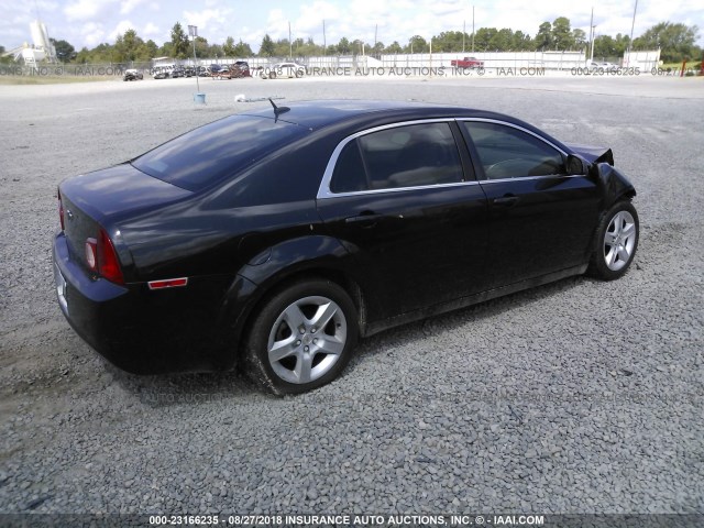 1G1ZB5E16BF377442 - 2011 CHEVROLET MALIBU LS 黑色 照片 4