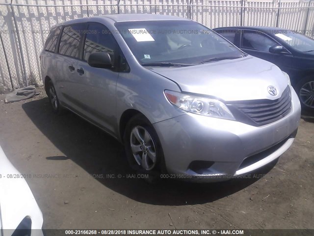 5TDZK3DC9FS558622 - 2015 TOYOTA SIENNA GRAY photo 1