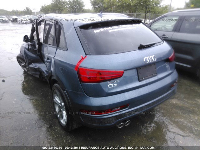 WA1BCCFS8JR026301 - 2018 AUDI Q3 PREMIUM BLUE photo 3