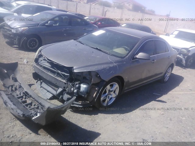 1G1ZC5EB3AF199204 - 2010 CHEVROLET MALIBU 1LT 金色 照片 2