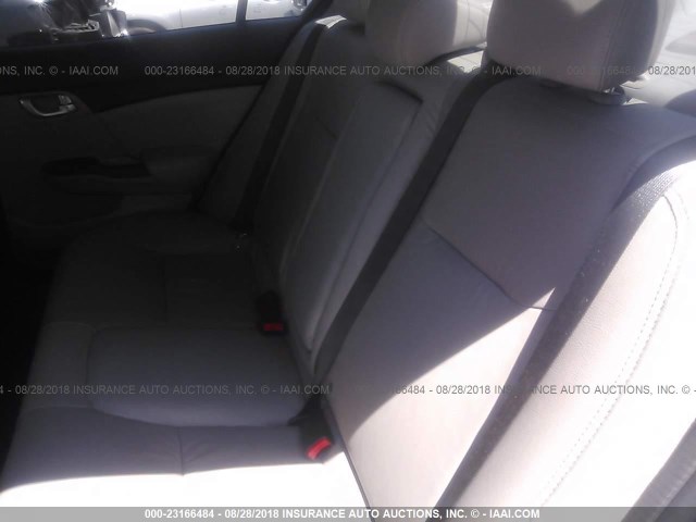 19XFB2F91EE250495 - 2014 HONDA CIVIC EXL GRAY photo 8