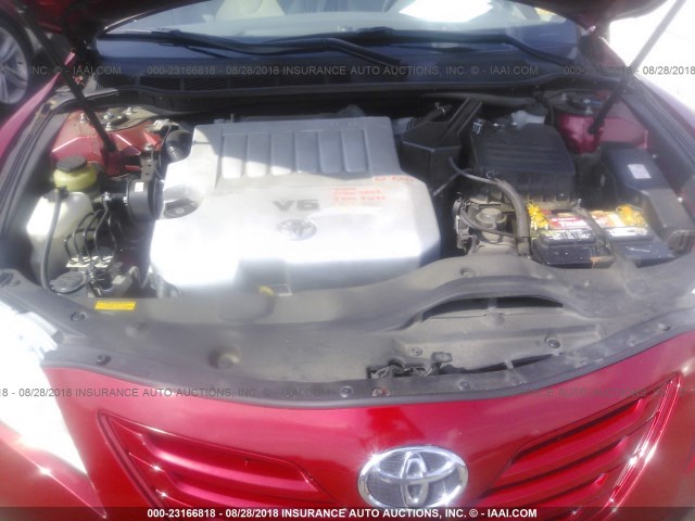 4T1BK46K19U084348 - 2009 TOYOTA CAMRY SE/LE/XLE 红色 照片 10