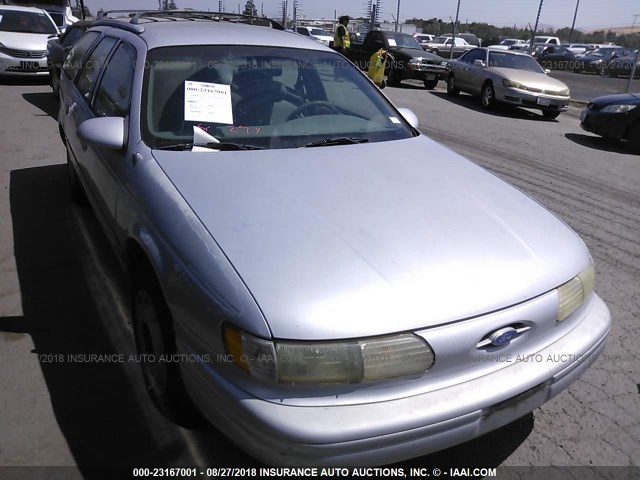 1FALP5743SG222627 - 1995 FORD TAURUS GL Light Blue photo 1