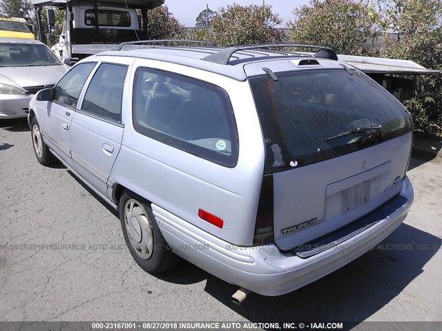 1FALP5743SG222627 - 1995 FORD TAURUS GL Light Blue photo 3